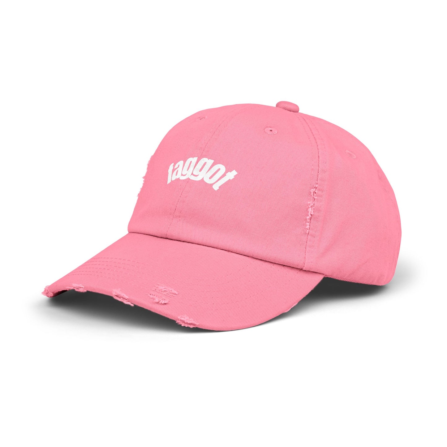 Faggot hat Cool Unisex Distressed Cap with Taggot Text, Trendy Baseball Hat, Vintage Style, Perfect for Casual Outings, Gifts, Summer Wear