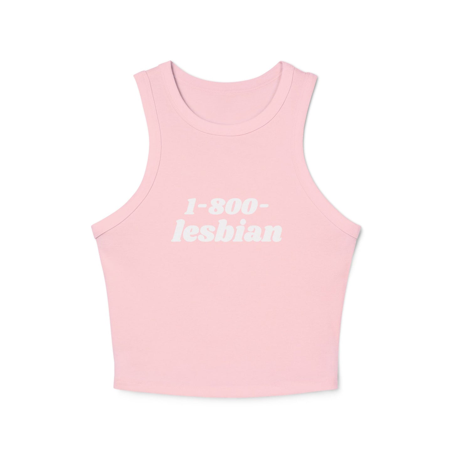 1-800-Lesbian crop top tank top