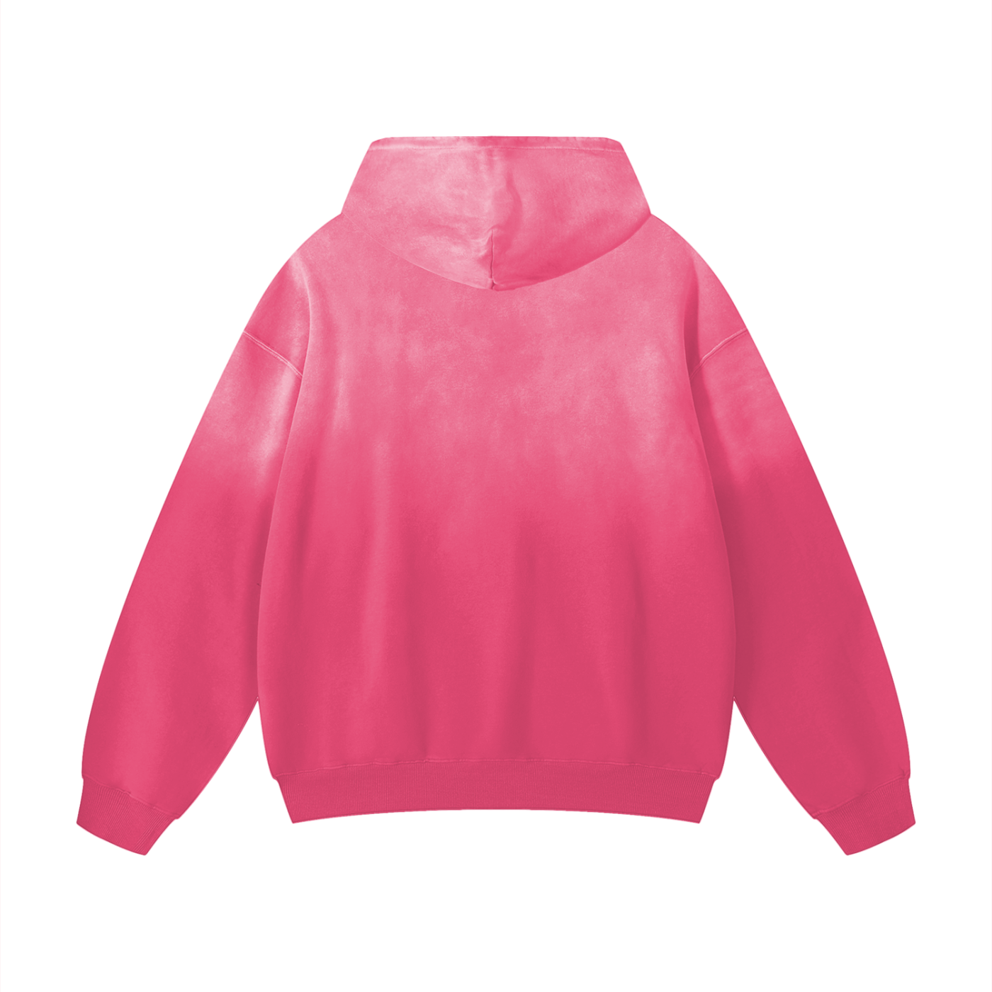 Pink Hoodie Acid Wash