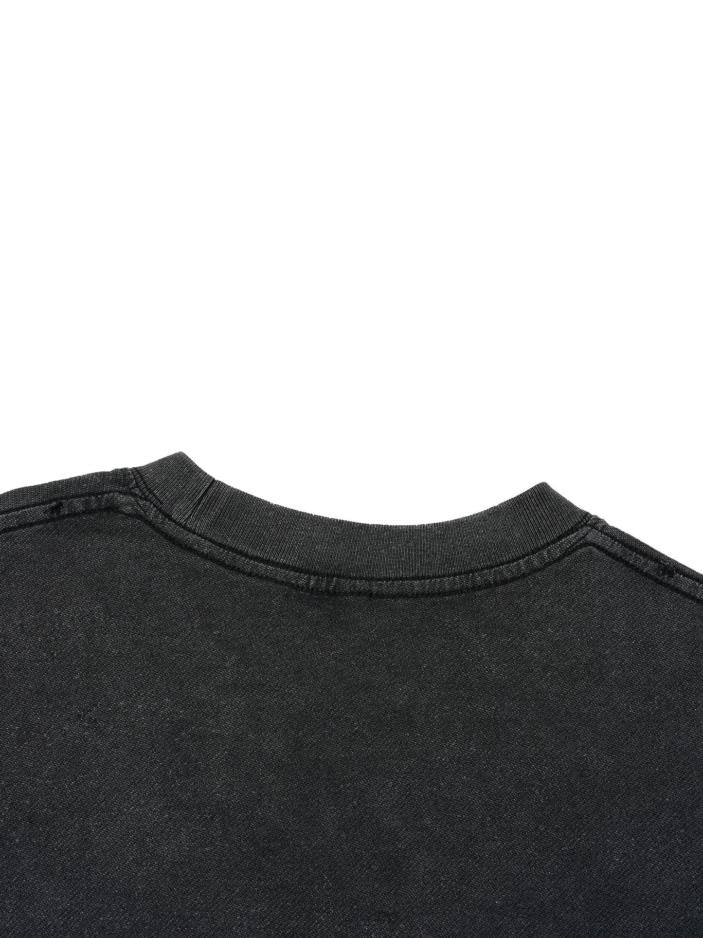 Don’t Look Back - Vintage Wash Boxy Distressed T-Shirt