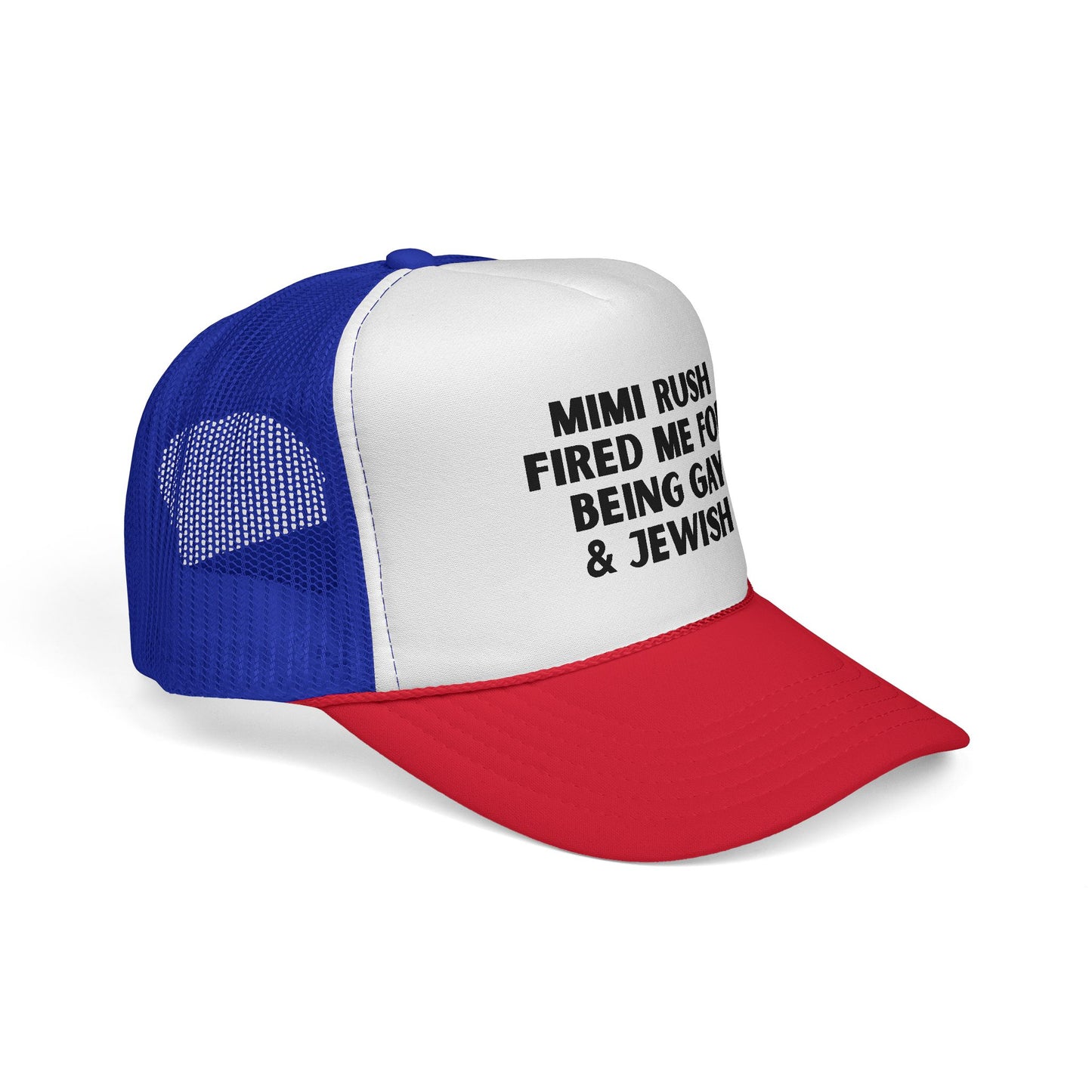 Mimi Rush Fired Me For Being Gay & Jewish Trucker Cap | I love LA merch, funny hat, gay and jewish