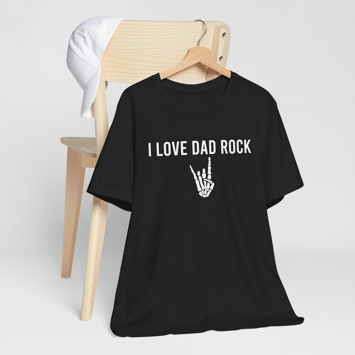 I Love Dad Rock t shirt funny shirt dad rock music concert festival shirt gift for family fathers day gift Unisex Jersey Short Sleeve Tee