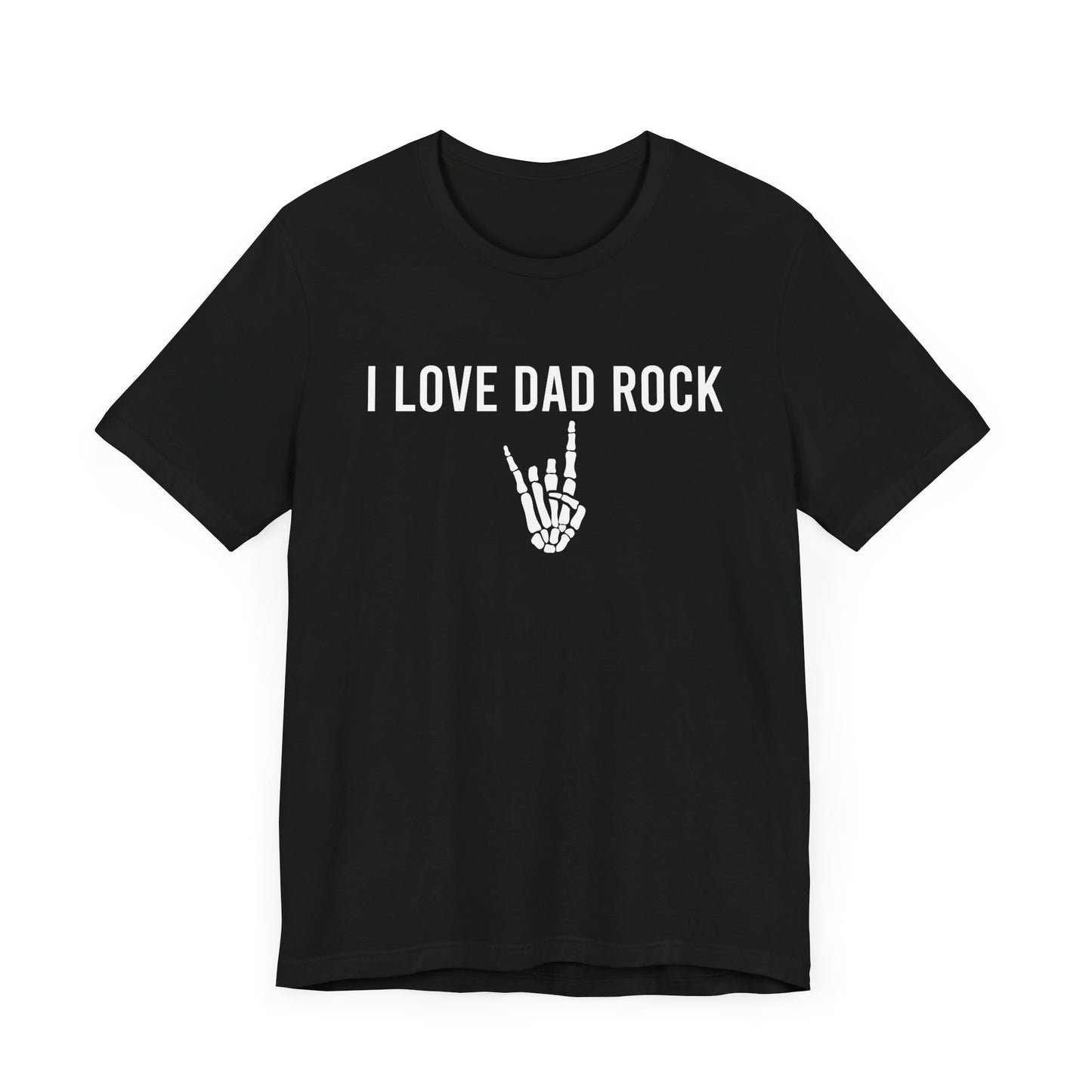 I Love Dad Rock t shirt funny shirt dad rock music concert festival shirt gift for family fathers day gift Unisex Jersey Short Sleeve Tee