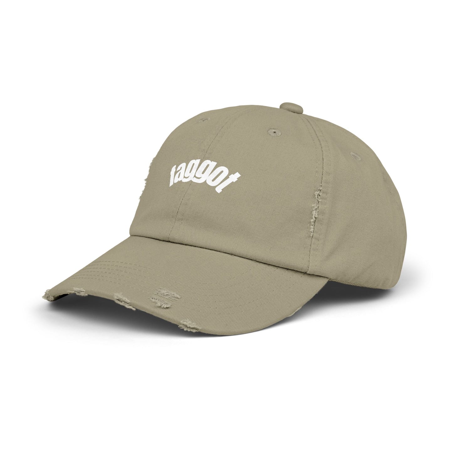 Faggot hat Cool Unisex Distressed Cap with Taggot Text, Trendy Baseball Hat, Vintage Style, Perfect for Casual Outings, Gifts, Summer Wear