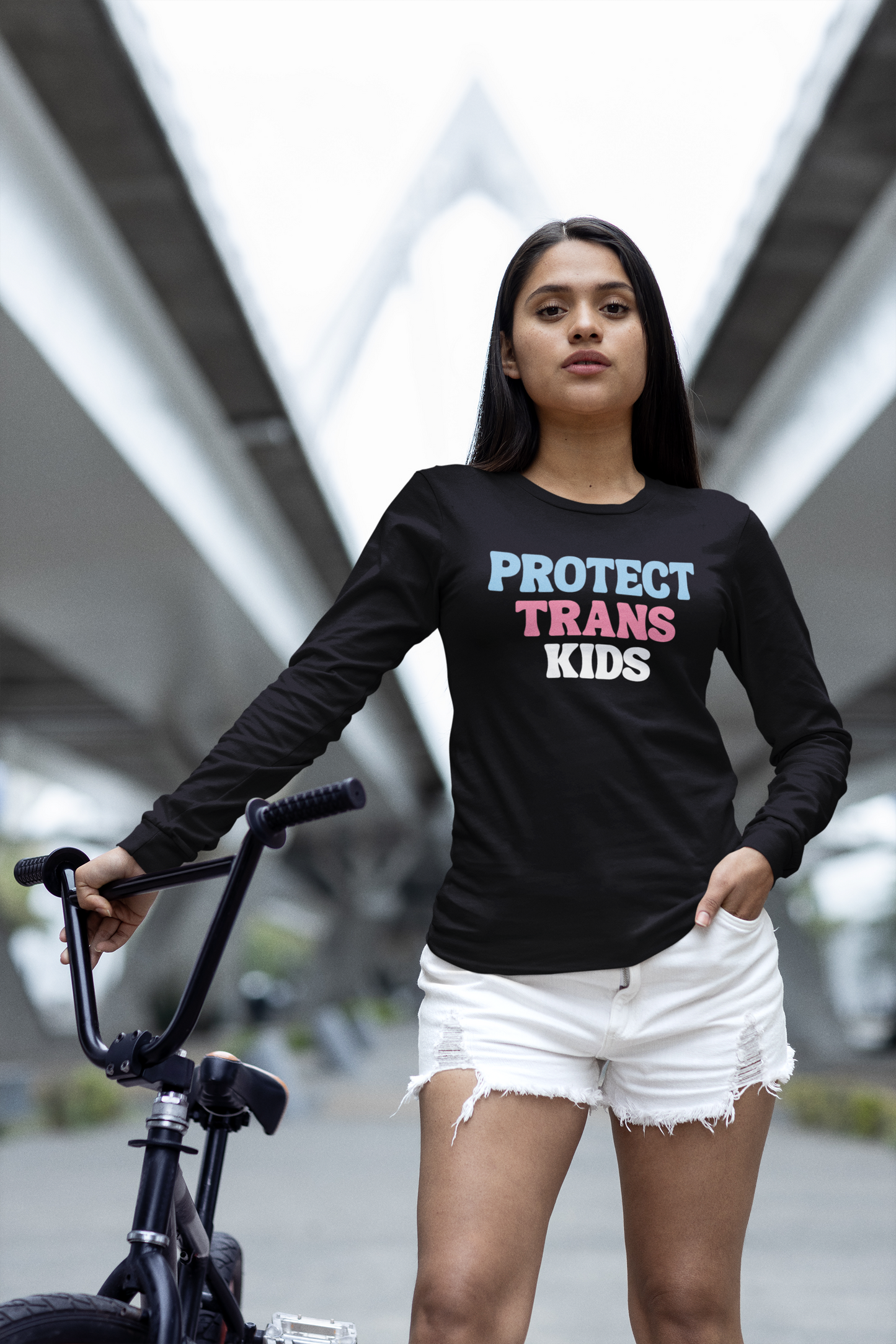 Protect Trans Kids tshirt Long Sleeve Unisex Jersey Long Sleeve Tee Protect Transgender LGBTQ shirt