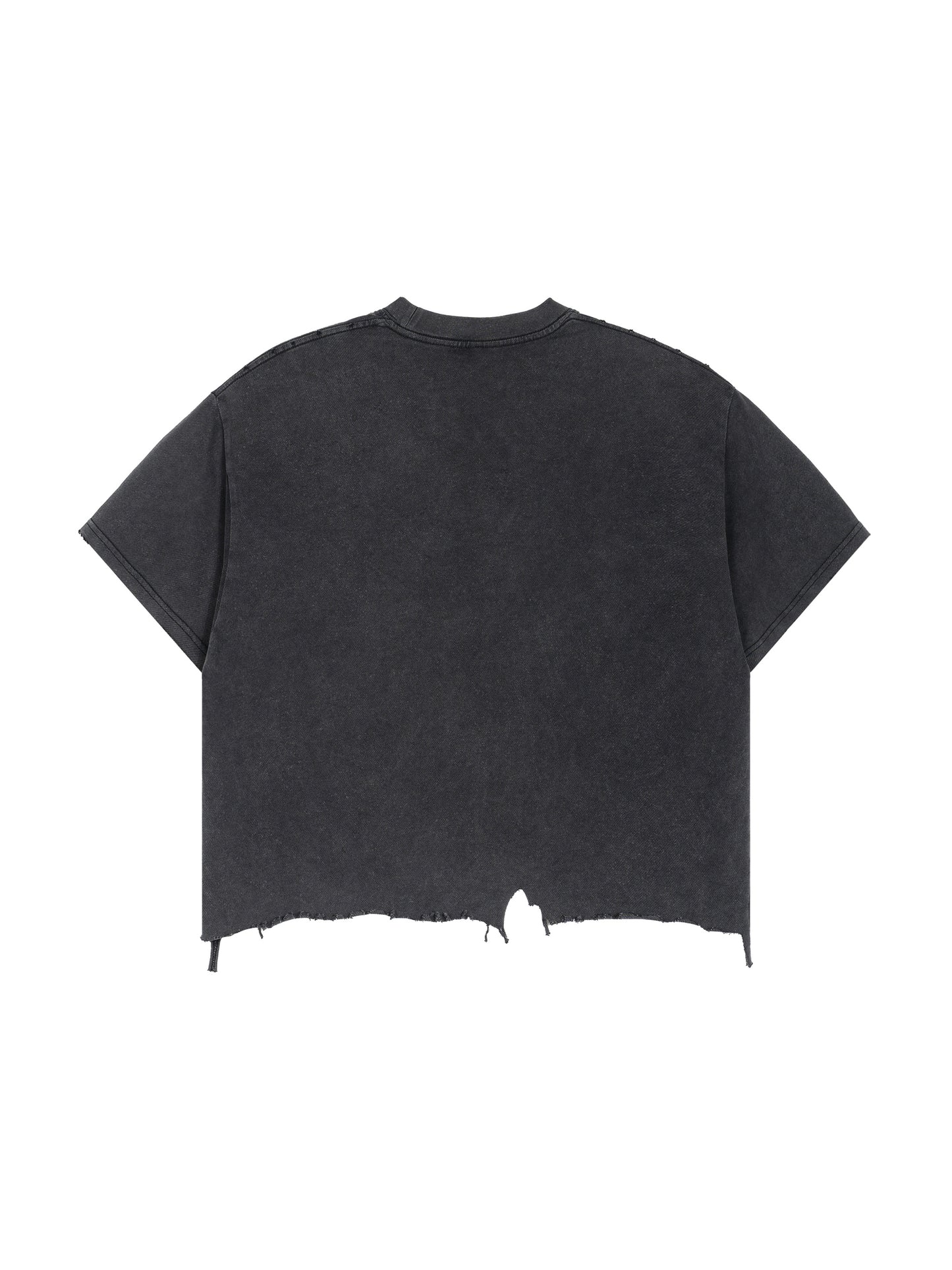 Don’t Look Back - Vintage Wash Boxy Distressed T-Shirt